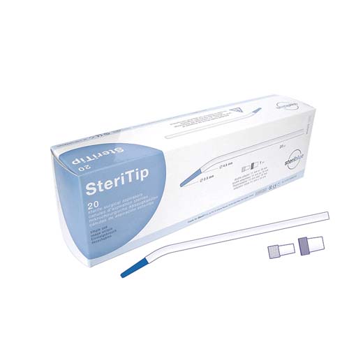 Steriblue SteriTip Sterile Surgical Aspirator Box Of 20