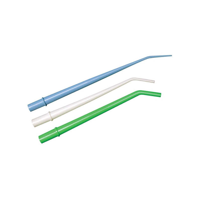 Crosstex Surgical Aspirator Tips Large Green 6.4mm Pack Of 25