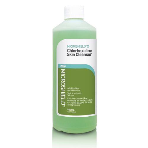 Microshield 2 Chlorhexidine Skin Cleanser 500ml