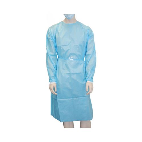 MGuard Disposable Isolation AAMI Level 1 Protection Gowns Blue Pack Of 10