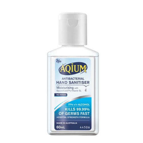 Aqium Antibacterial Hand Sanitiser 60ml