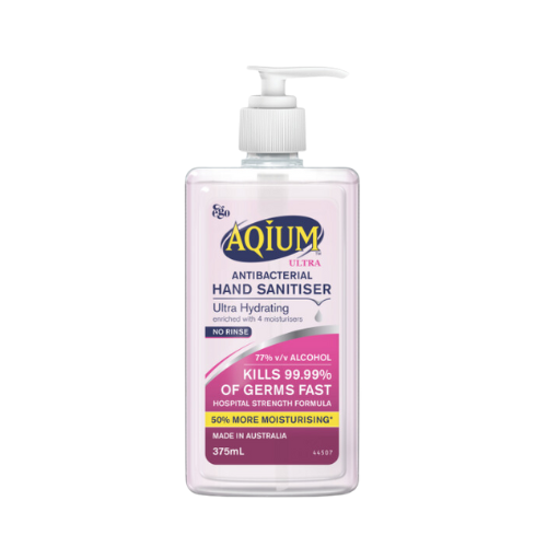 Aqium Ultra Antibacterial Hand Sanitiser 375ml