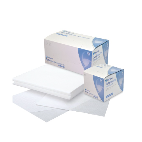 Medicom SafeTouch Medisorb Non-Woven Towel 35x30cm Box Of 100