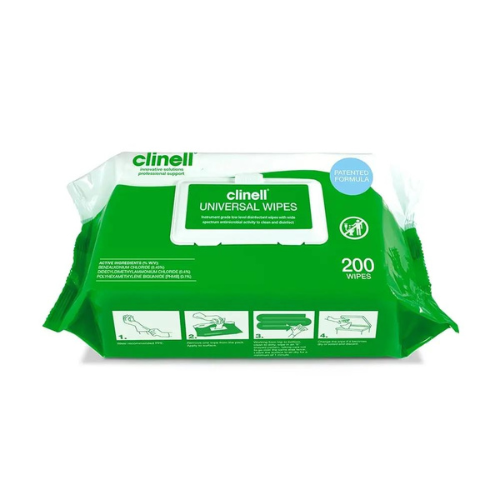 Clinell Universal Disinfectant Wipes Pack Of 200
