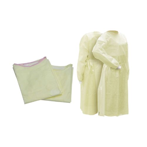 Medicom SafeWear SMS Isolation Gown Level 1 Yellow Regular Pack Of 10