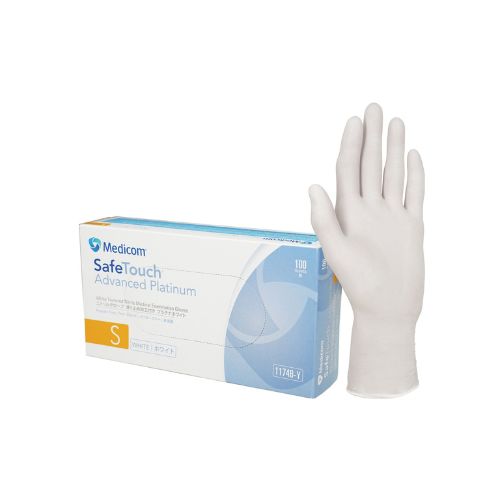 Medicom SafeTouch Advanced Platinum Nitrile Examination Gloves White Pack Of 100
