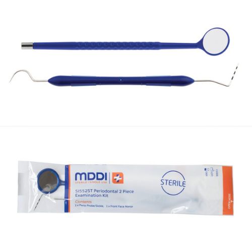 MDDI Periodontal 2 Piece Examination Kit Box Of 100