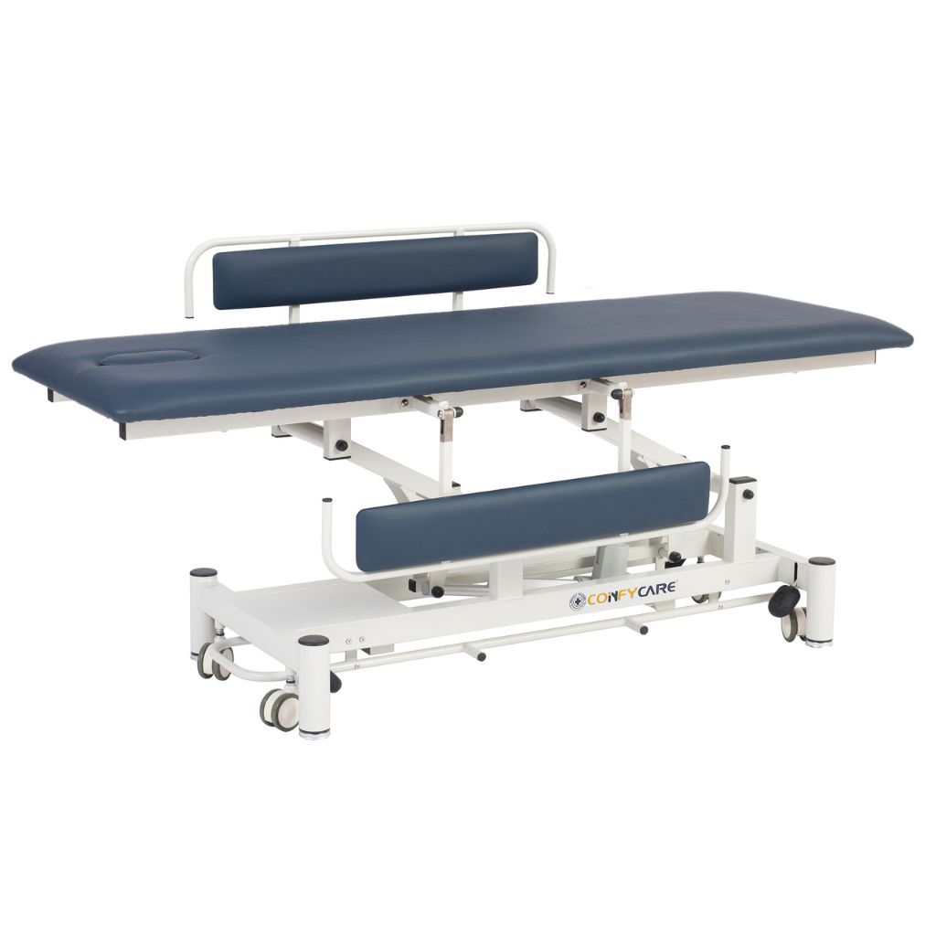 Pacific Medical Single Section Treatment Change Couch Navy Blue