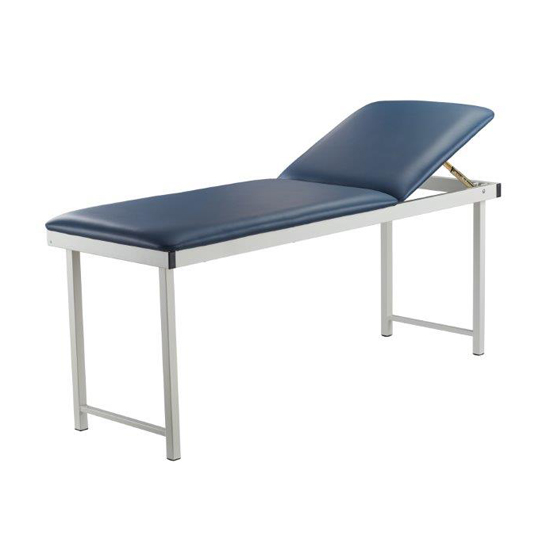 Pacific Medical Fixed Height Free Standing Table Navy Blue No Facehole