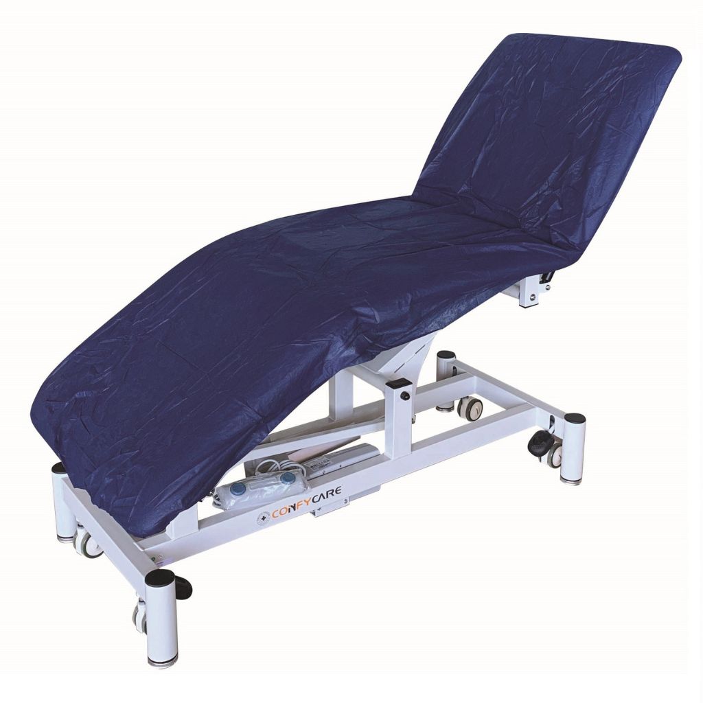 Pacific Medical Bed Sheets Non-Woven Navy Blue 40gsm PP 2000x750mm Carton of 100