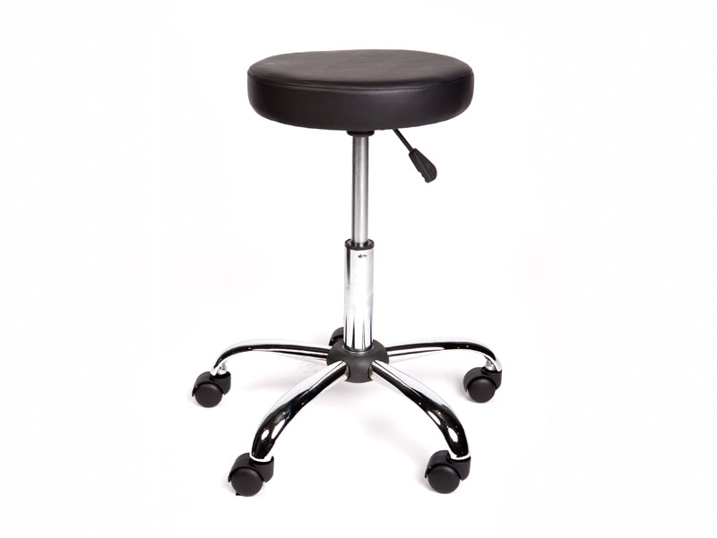 Pacific Medical Standard Round Stool Black