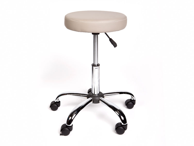 Pacific Medical Standard Round Stool Grey