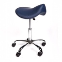 Pacific Medical Standard Saddle Stool Navy Blue