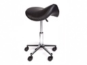 Pacific Medical Standard Saddle Stool Black