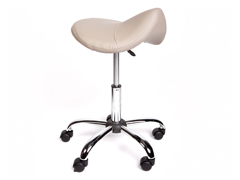 Pacific Medical Standard Saddle Stool Grey