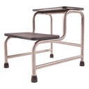 Pacific Medical Double Metal Step With Rubber Non Slip Surface