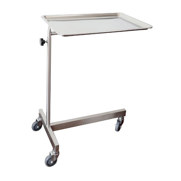 Pacific Medical Stainless Steel Mayo Instrument Table