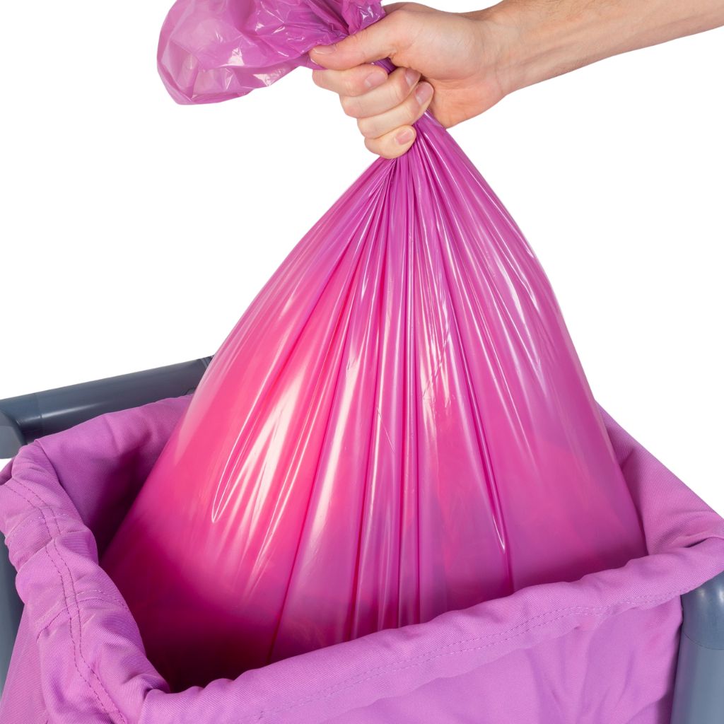 Pacific Medical Soluble Seam Linen Bag Purple