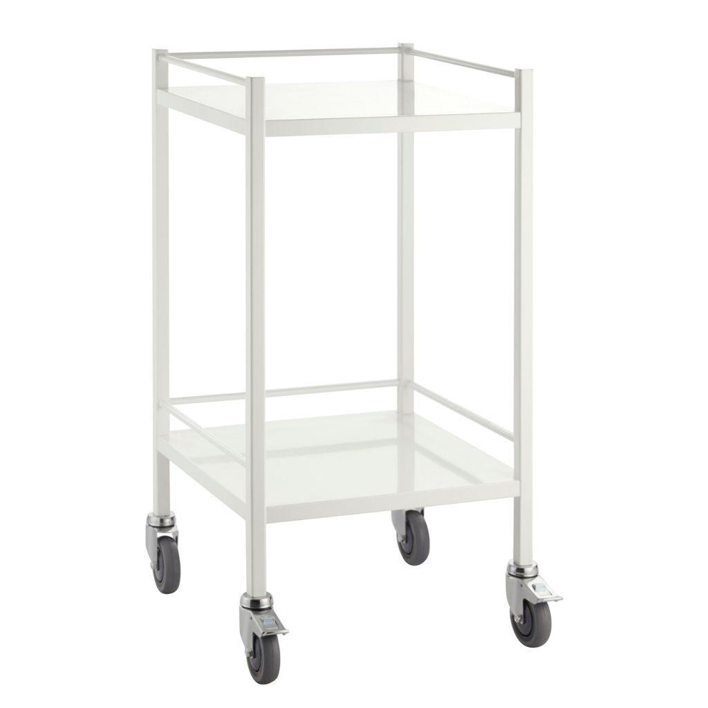 Pacific Medical Powder Coated Steel Trolley Single No Drawer