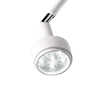 Pacific Medical 6W LED Examination Light White Including Mobile Base & Wall Mount