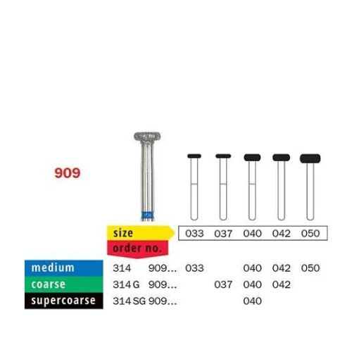 Diaswiss Diamond FG Rounded Rim Wheel 314 909 040 Medium Pack Of 5