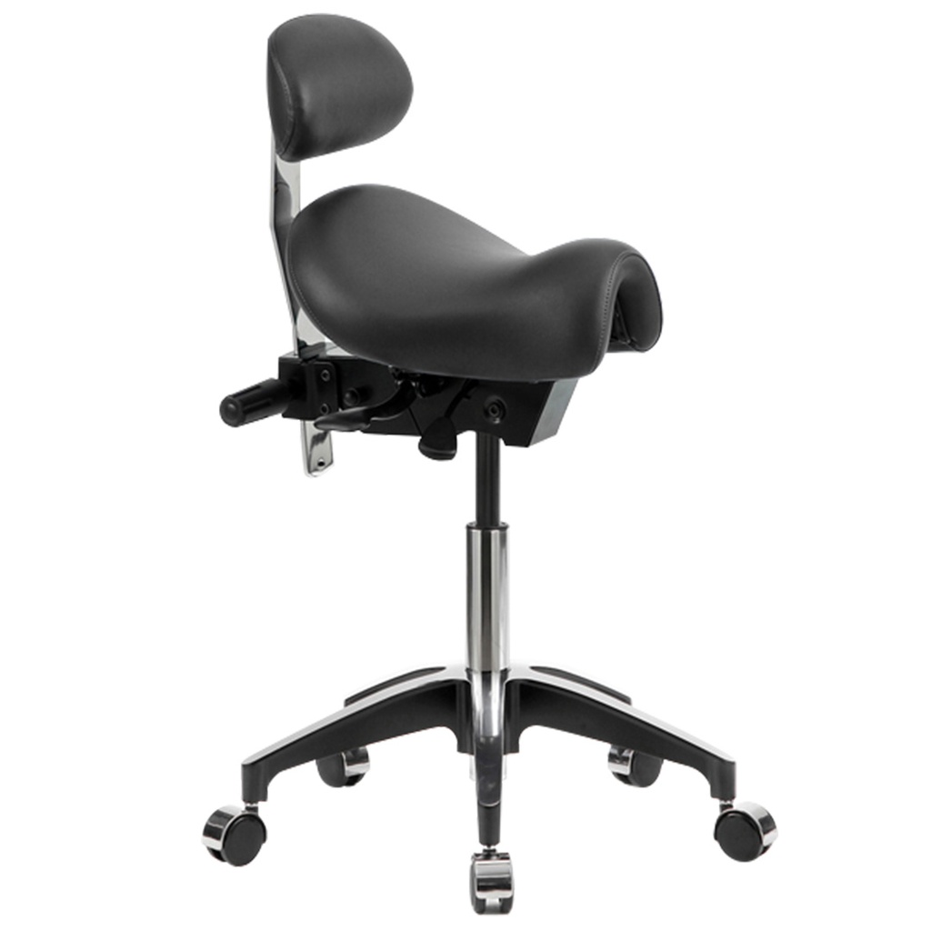 Winbex Ascot Standard Saddle Seat With Back Black