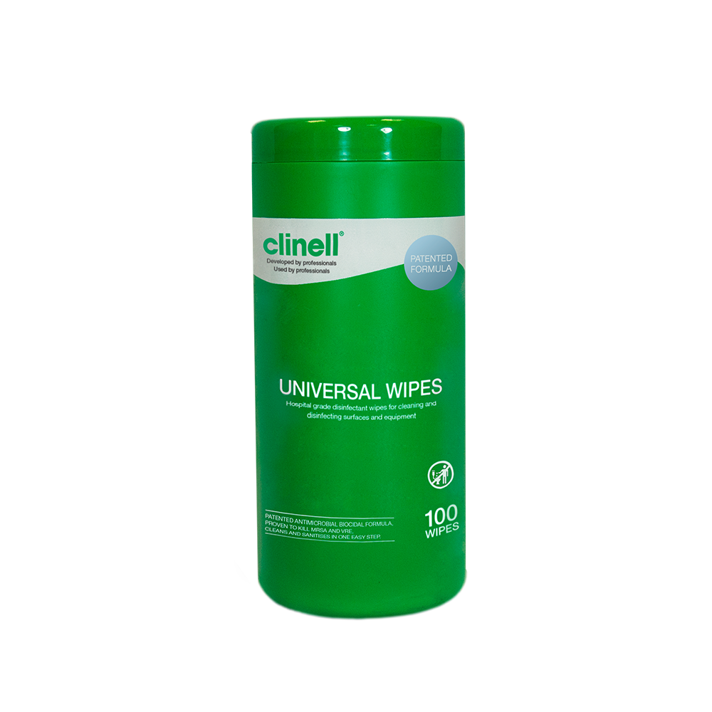Clinell Universal Wipes Tub Of 100