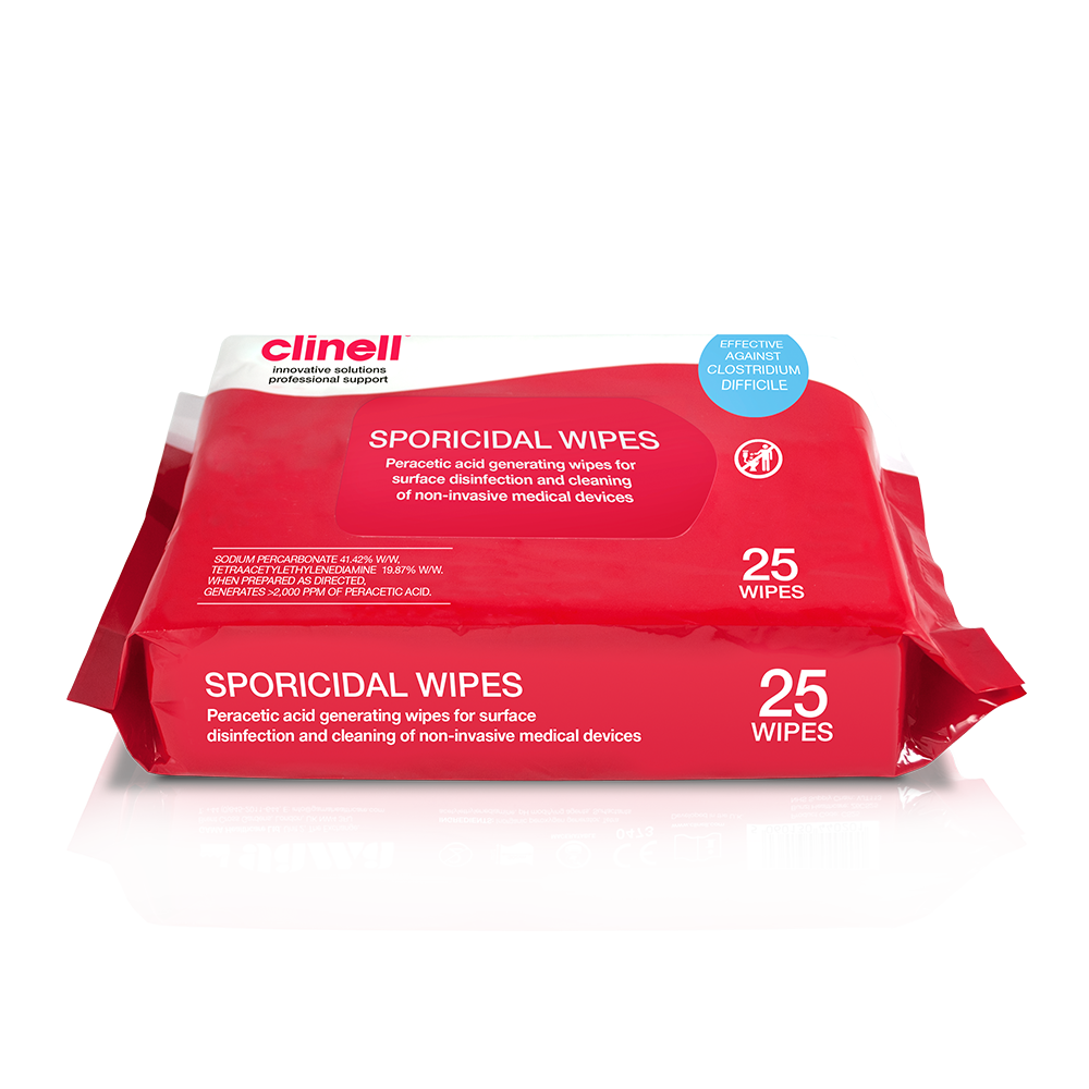 Clinell Sporicidal Wipes Pack Of 25