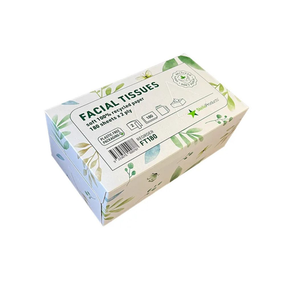Stella 2 Ply 180 Sheet Facial Tissue FT180 Carton Of 24