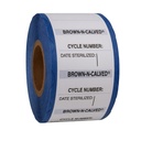 Printex Steam Process Indicator Double Adhesive Batch Labels Blue Roll Of 700 Labels