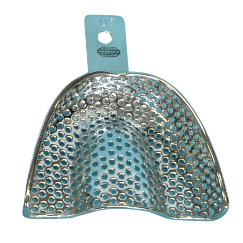 Ainsworth Impression Tray Stainless Steel Perforated Medium Upper