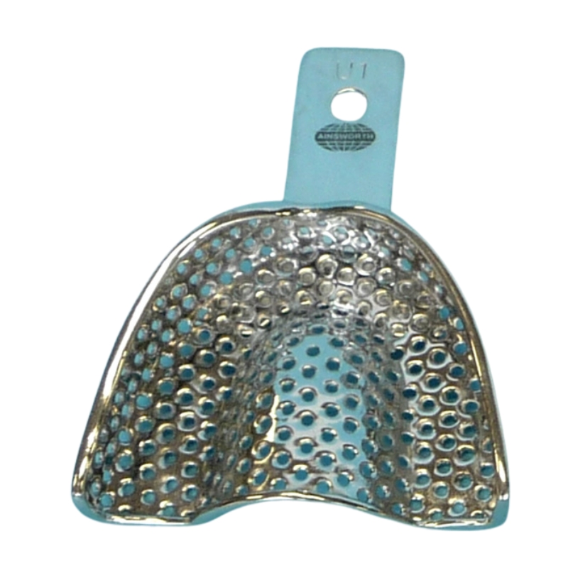 Ainsworth Impression Tray Stainless Steel Perforated Small Upper