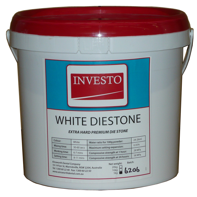 Ainsworth Investo White Diestone 5kg Pail