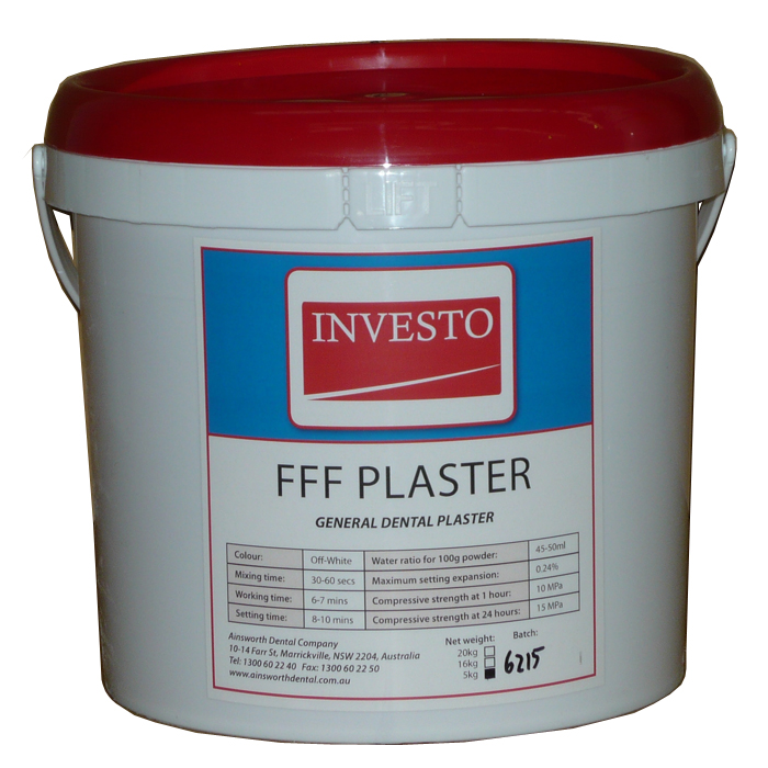 Ainsworth Investo FFF Plaster 5kg Pail