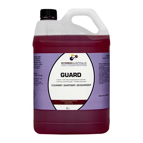 Symbio Guard Commerical Grade Disinfectant 5 Litre