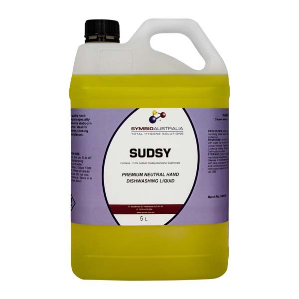 Symbio Sudsy Premium Dishwashing Liquid 5 Litre