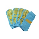 Haines SallySock Non-Slip Patient Socks Yellow Grips Large Carton Of 100 Pairs