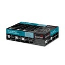 Bastion Nitrile Ultra Soft Powder Free Finger Micro Textured Gloves Black Pack Of 100