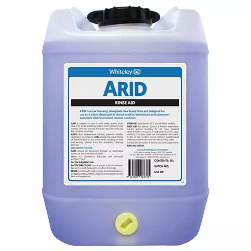 Whiteley Arid Rinse Aid 15 Litres