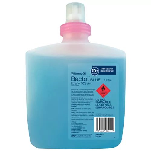 Whiteley Bactol Blue Antibacterial Hand Rub 1 Litre