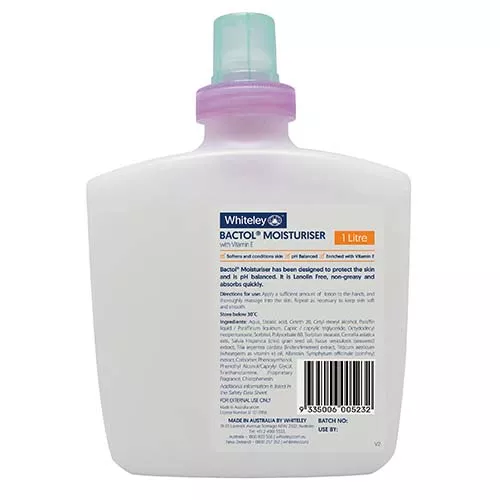 Whiteley Bactol Clear Antibacterial Hand Rub 1 Litre