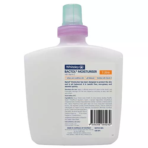Whiteley Bactol Moisturiser 1 Litre