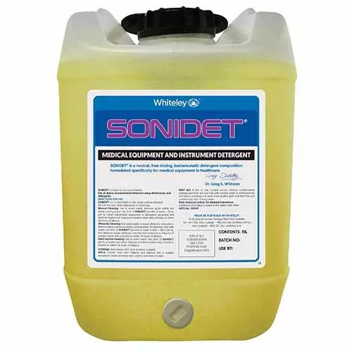 Whiteley Sonidet Ultrasonic Medical Equipment And Instrument Detergent 15 Litres