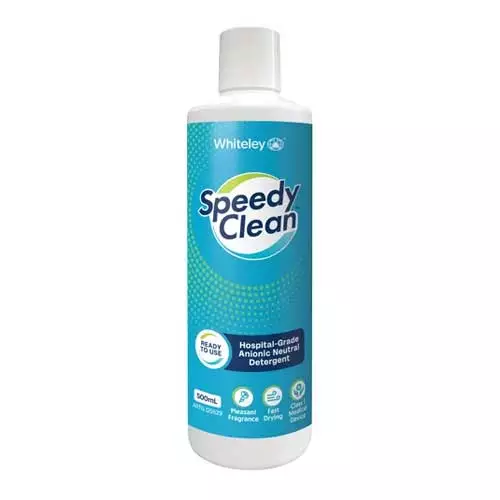 Whiteley Speedy Clean Hospital Grade Anionic Neutral Detergent Solution 500ml