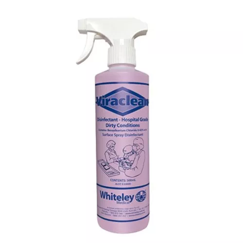 Whiteley Viraclean Hospital Grade Disinfectant Spray Bottle 500ml