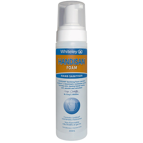 Whiteley Handisan Foam Hand Sanitiser 200ml