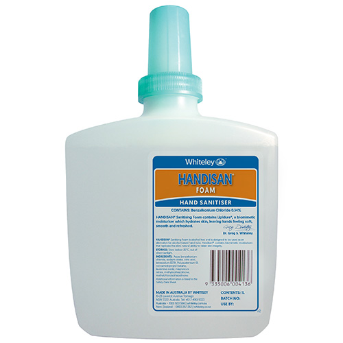 Whiteley Handisan Foam Hand Sanitiser 1 Litre
