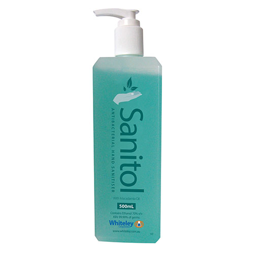Whiteley Sanitol Antibacterial Hand Sanitiser 500ml
