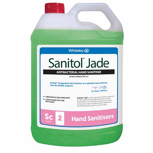 Whiteley Sanitol Jade Antibacterial Hand Sanitiser 5 Litres