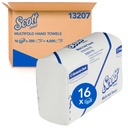 Scott Hand Towel Interleaved 250 Sheets 24 X 23.5cm KC13207 Carton Of 16 Packs